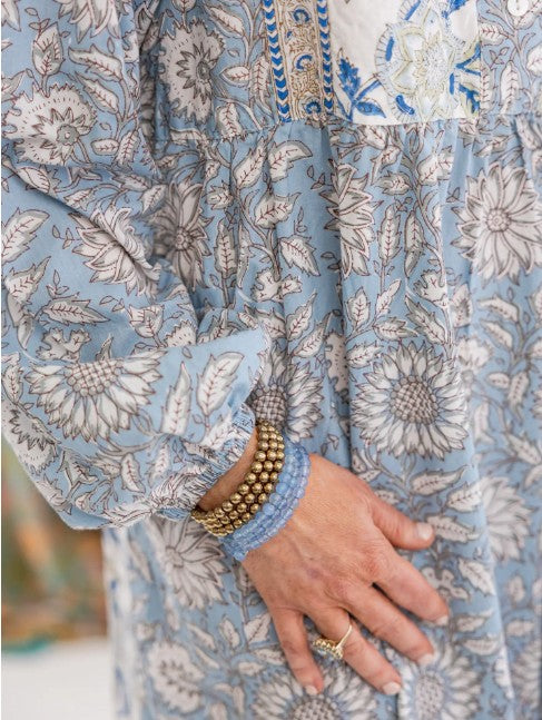 The Garden Estate Block Print Dress