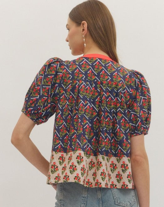 Garden Patchwork Blouse