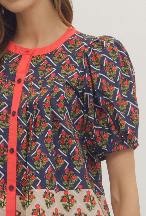 Garden Patchwork Blouse
