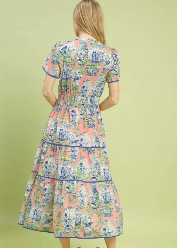 Eden Charm Midi Dress
