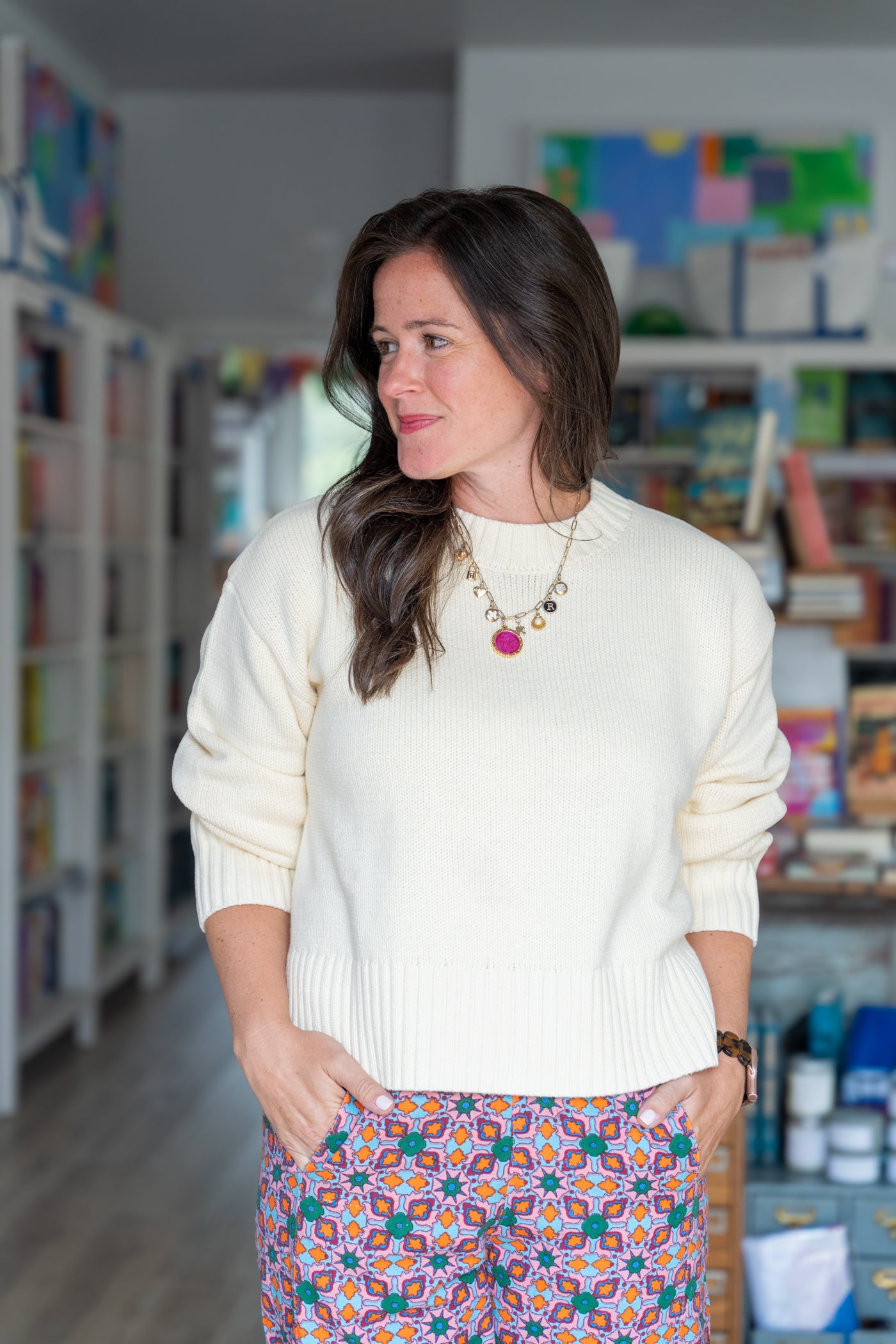 The Asher Sweater in Cream