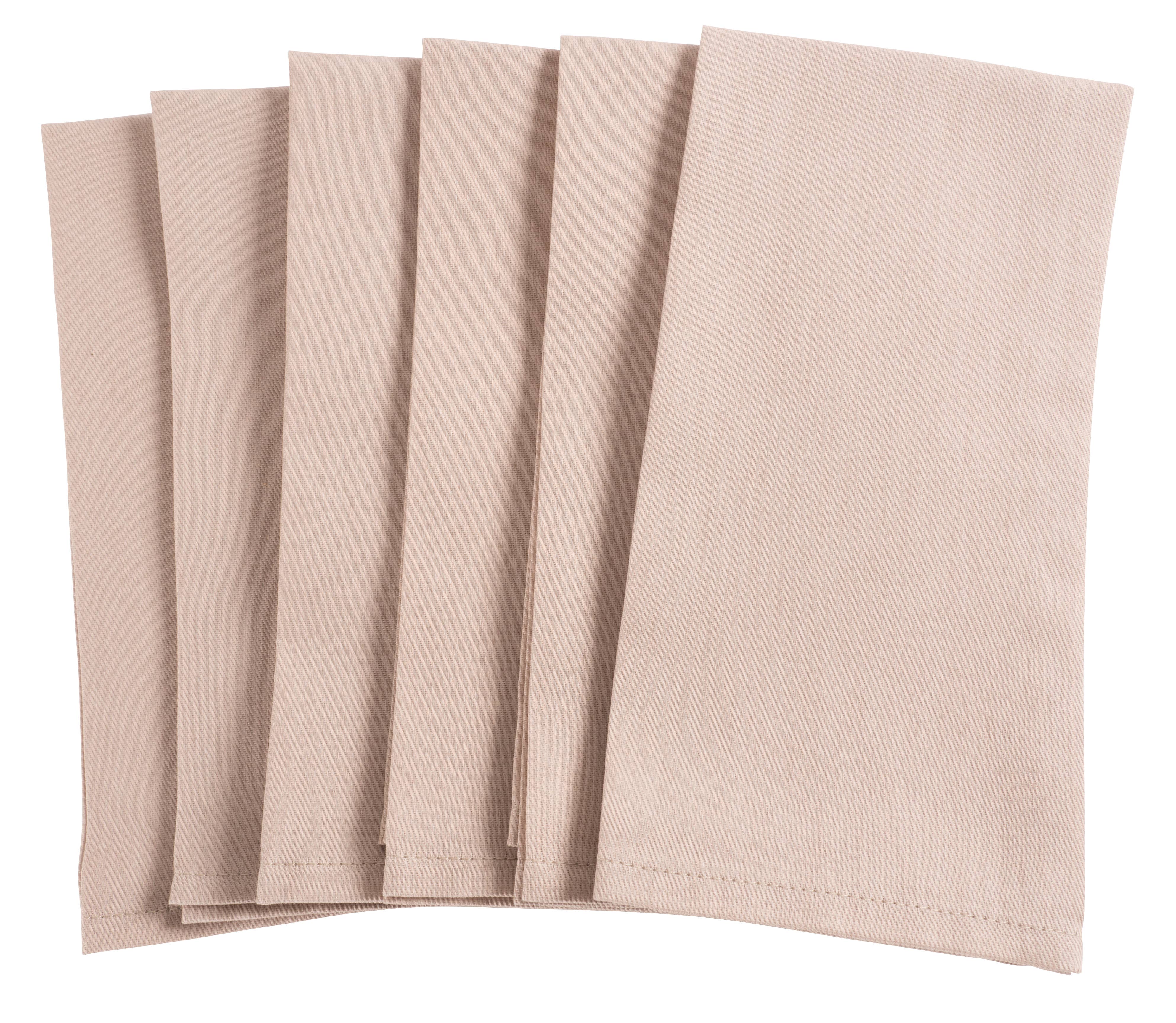 Large Solid Dinner Napkins