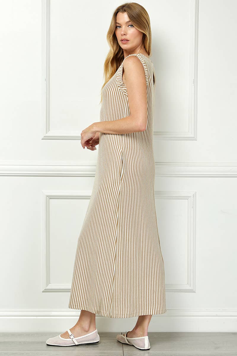 The Classic Stripe Maxi Dress