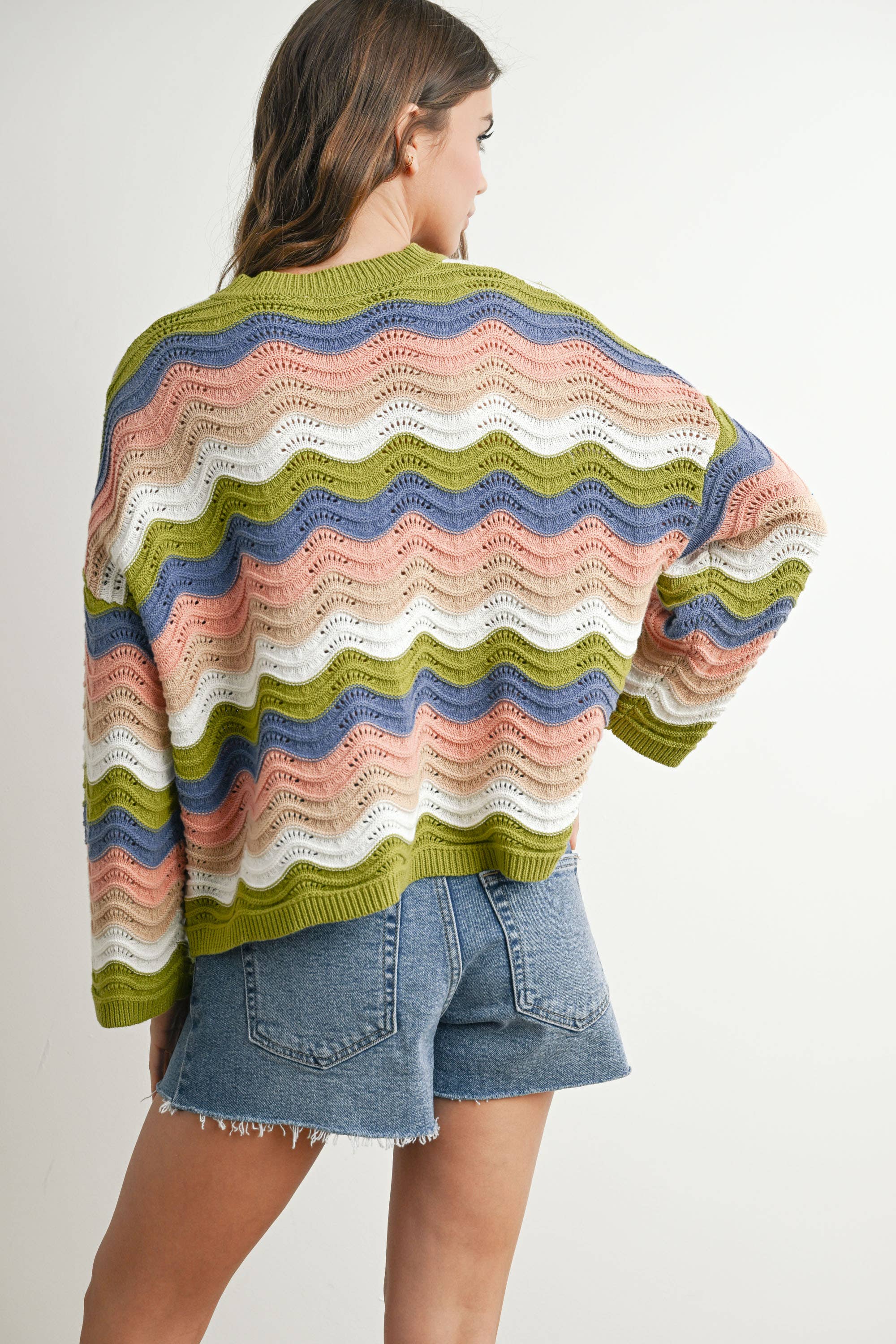 Samantha Color Block Sweater
