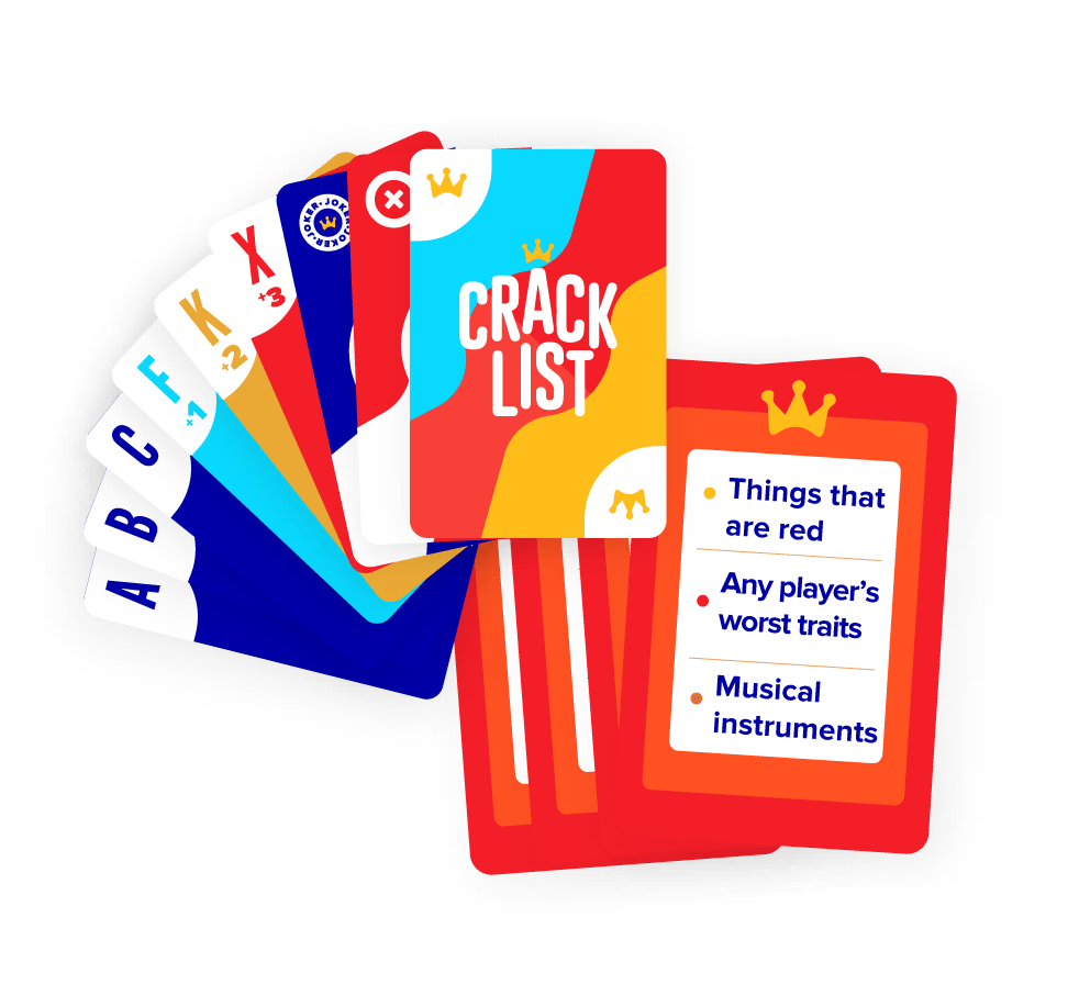 Crack List - The Crack-You-Up Categories Card Game