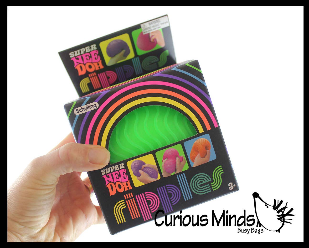 1 NeeDoh Jumbo Ripples Stress Ball Textured Squishy