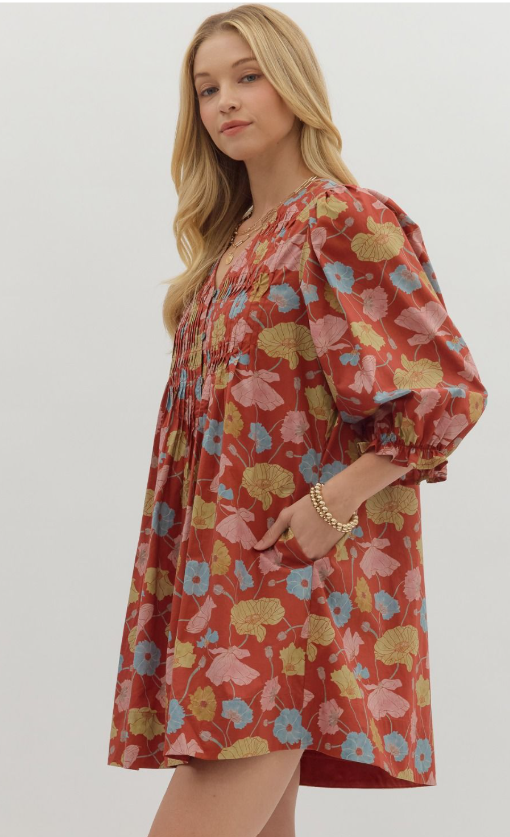 Delilah Floral Mini Dress