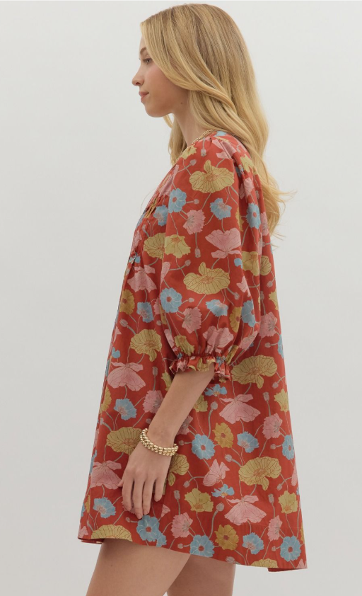 Delilah Floral Mini Dress
