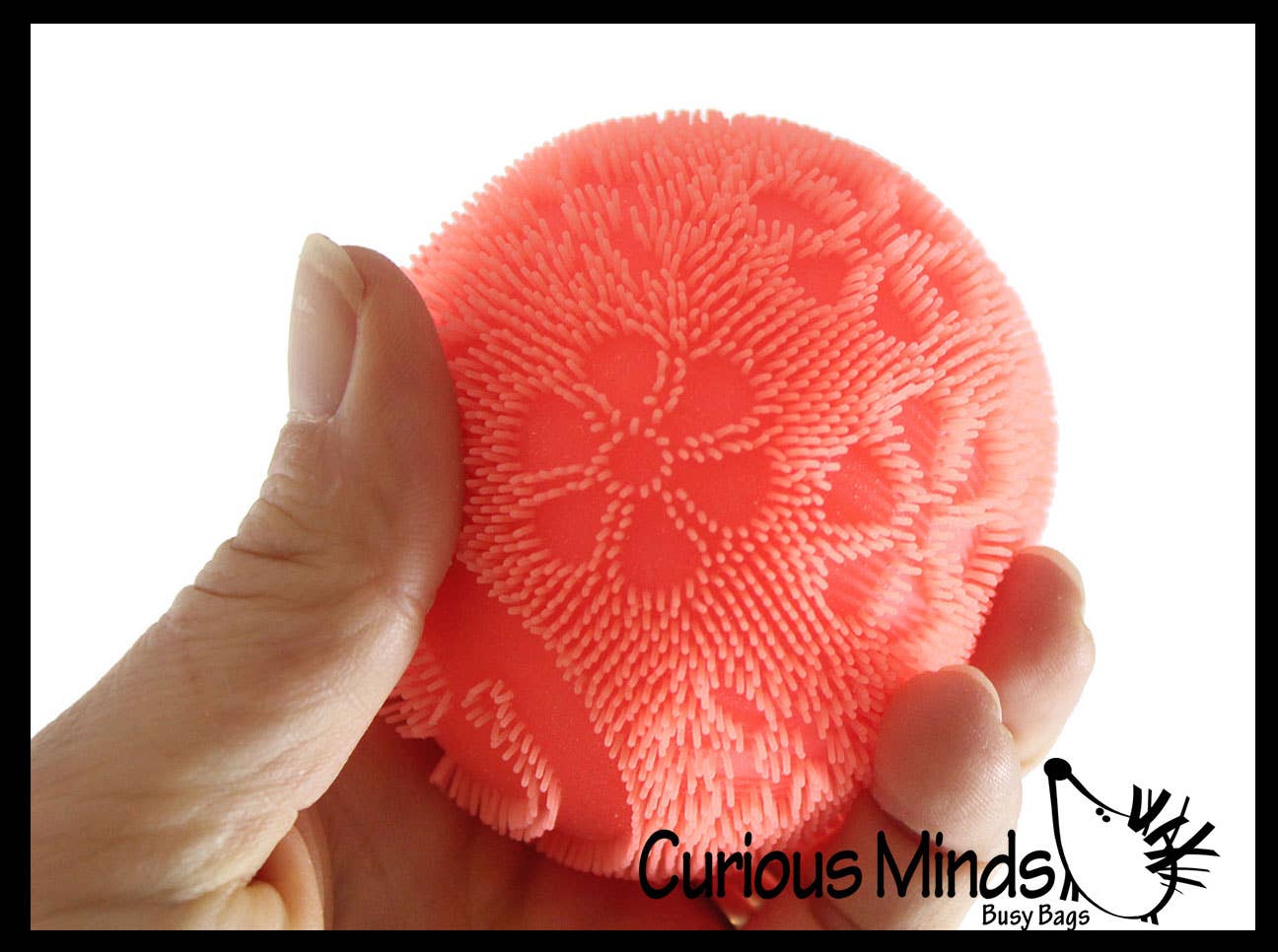 1 NeeDoh Fuzzball FLOWER POWER Soft Doh Filled Stretch Ball