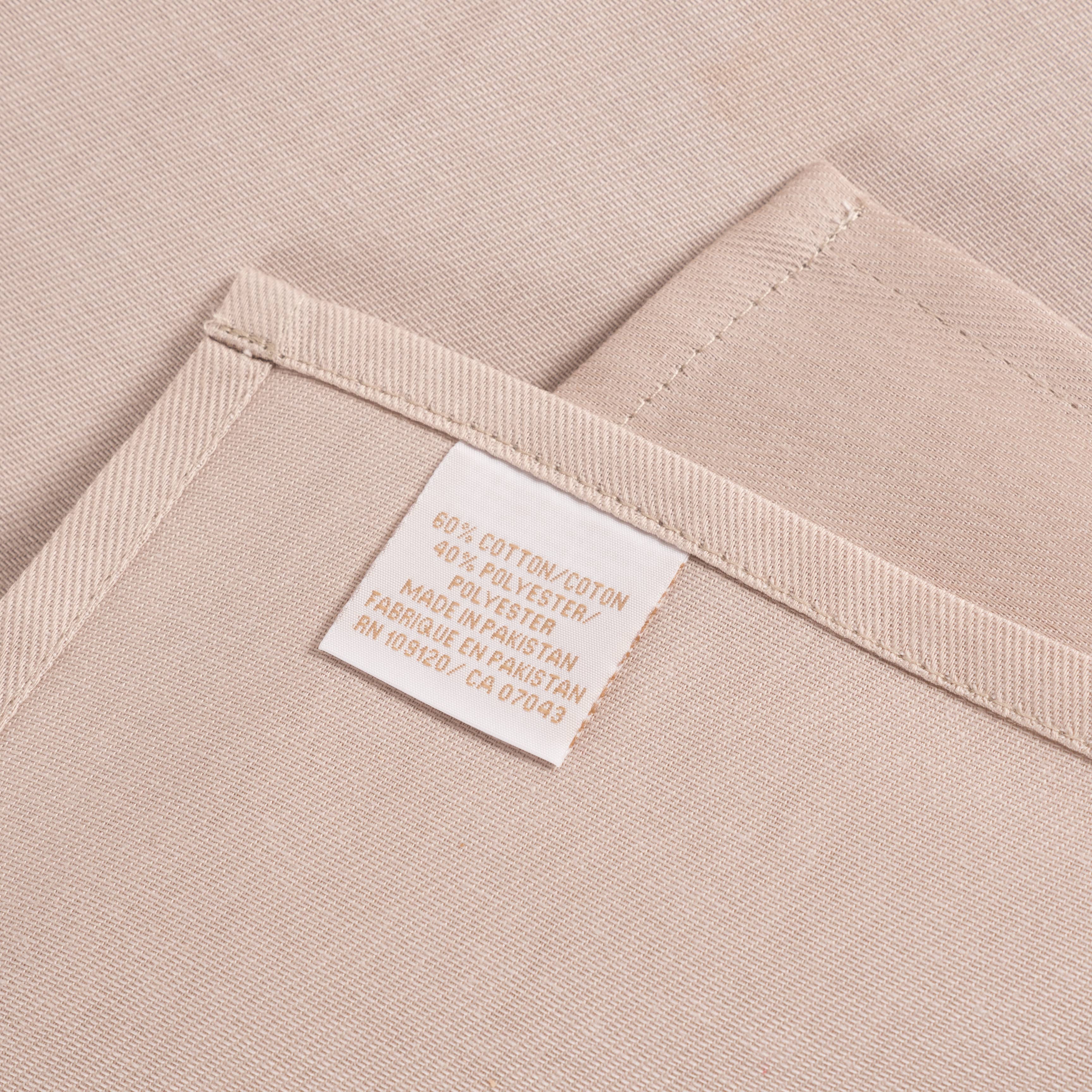 Large Solid Dinner Napkins