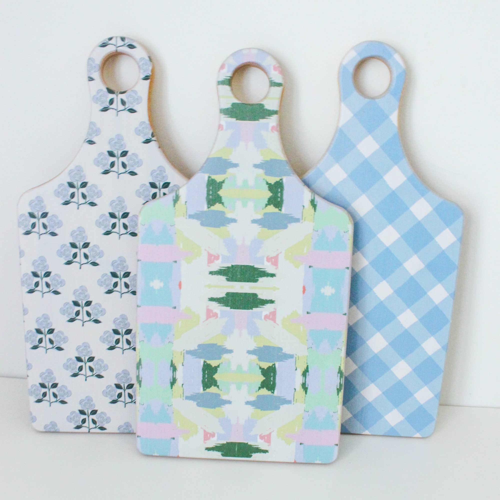 Charcuterie Serving Board w/Handle - Betsy: Blue