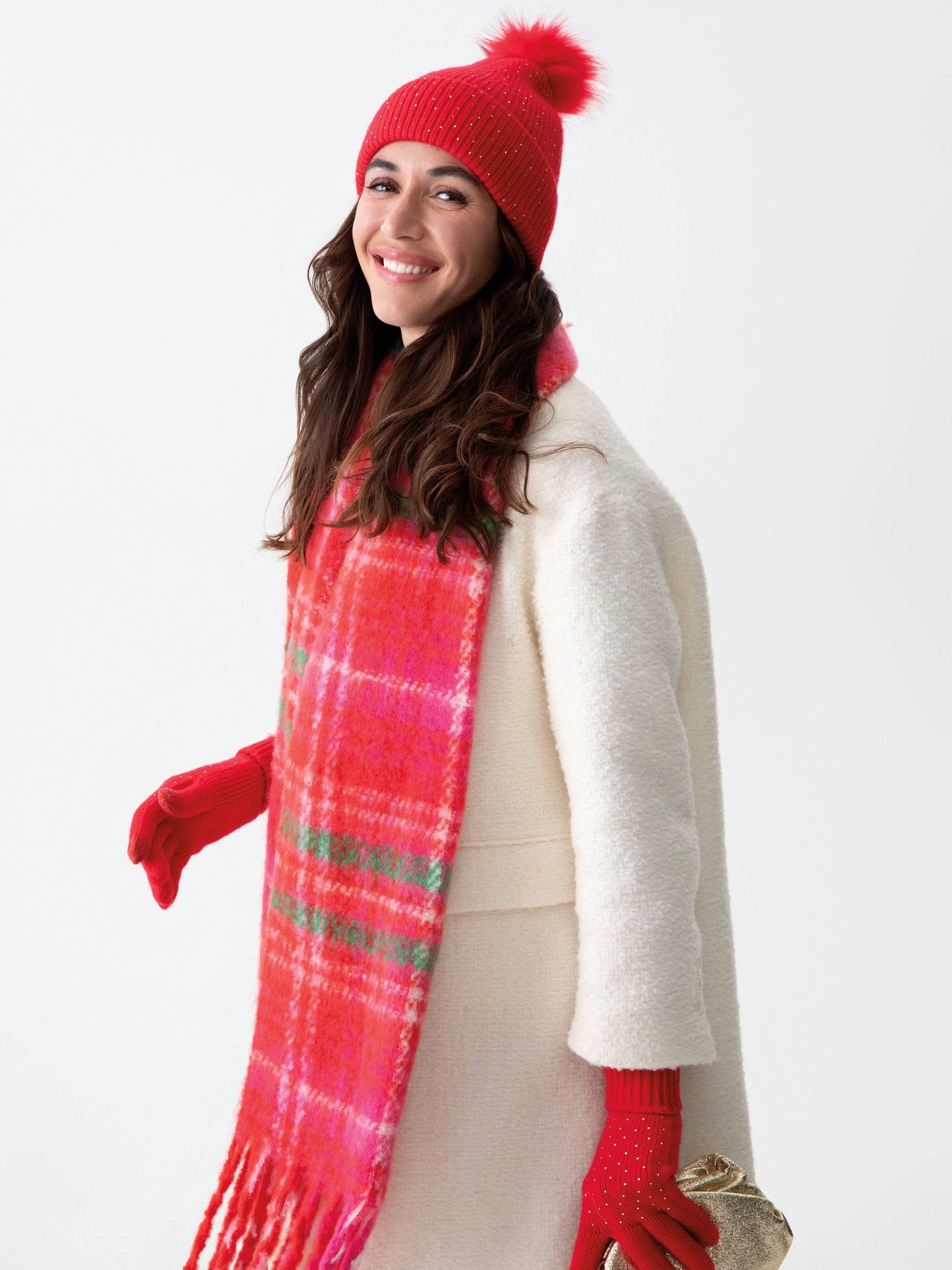 NATALIA BEANIE: RED