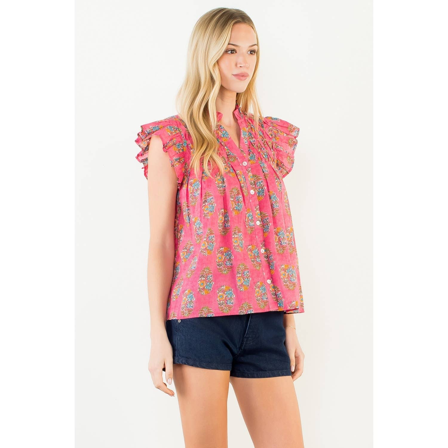 Lizzie Flutter Sleeve Blouse