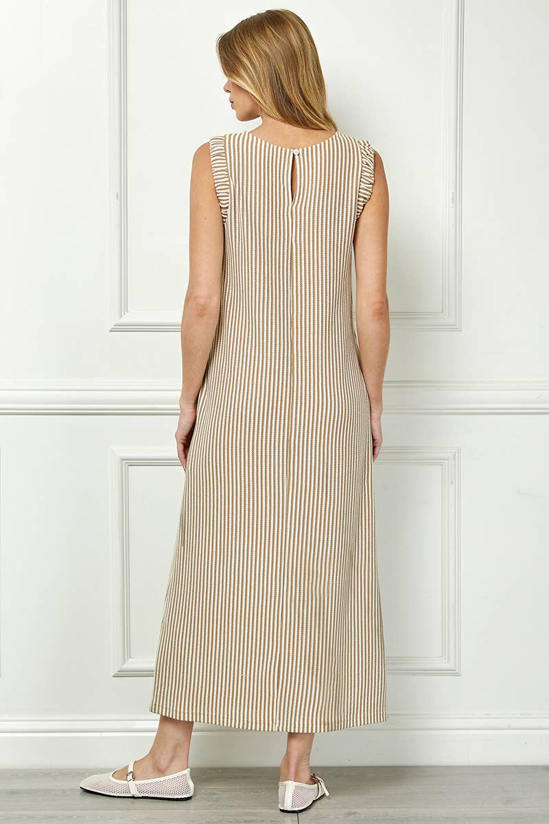 The Classic Stripe Maxi Dress