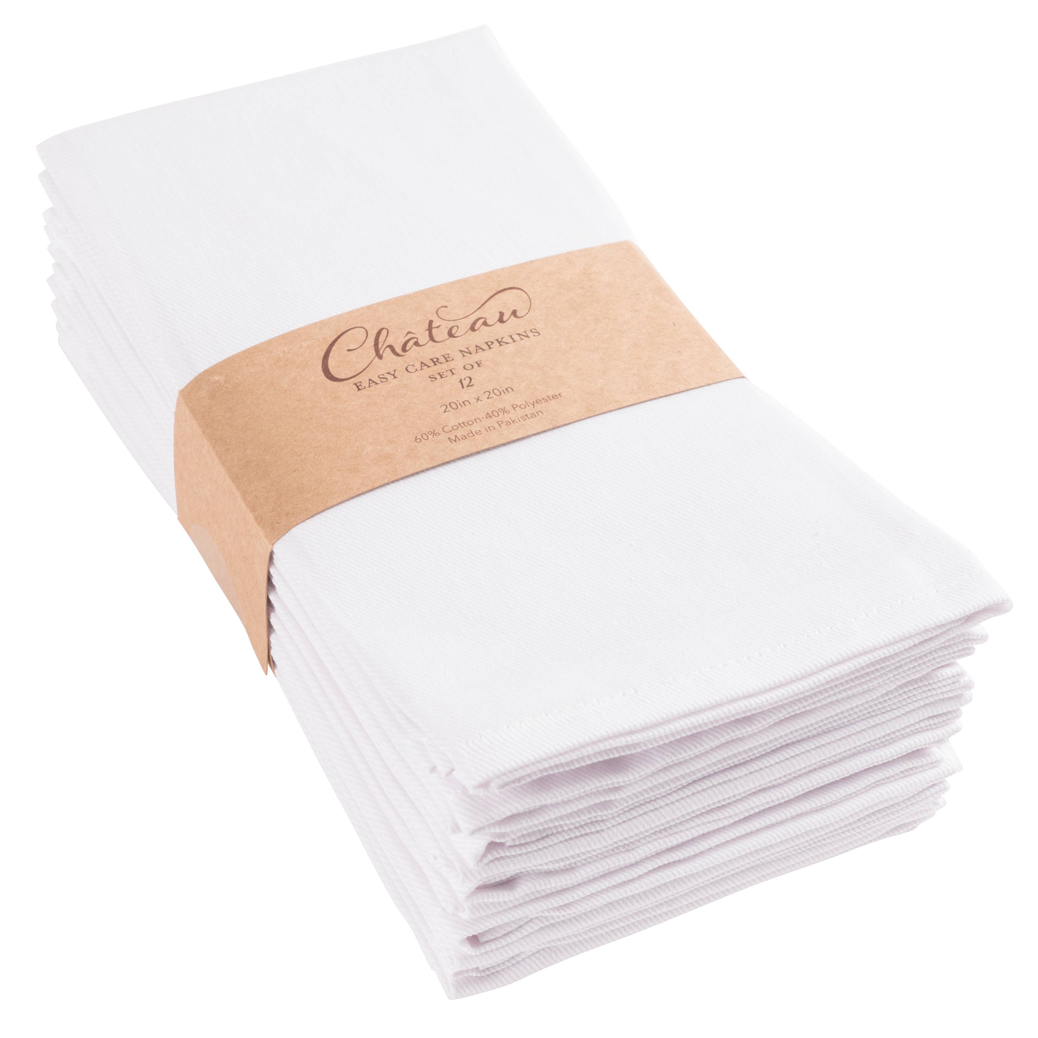 Large Solid Dinner Napkins