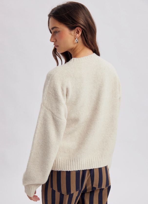Heart Graphic Crewneck Sweater