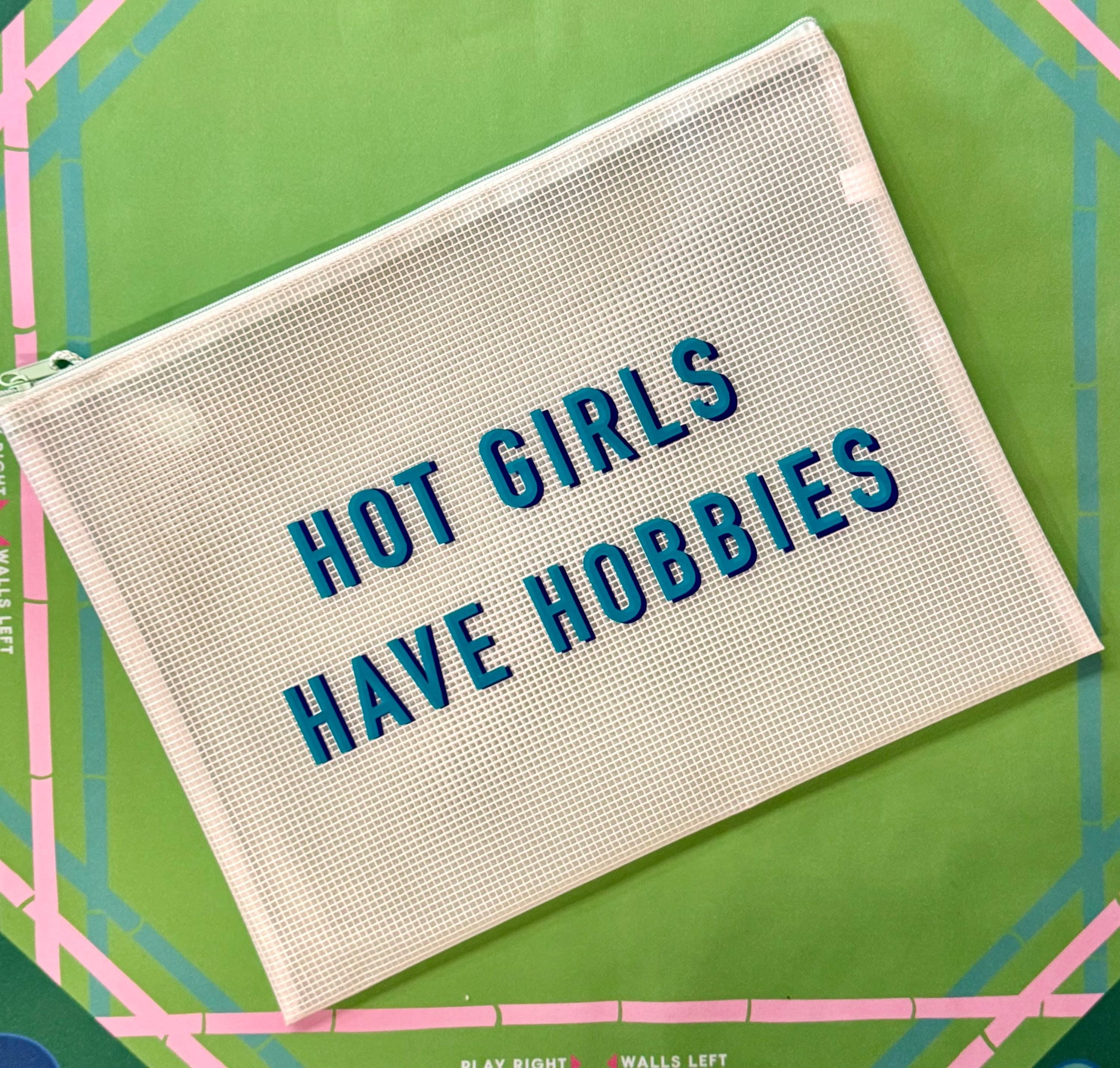 Hot Girls Have Hobbies Zip Pouch