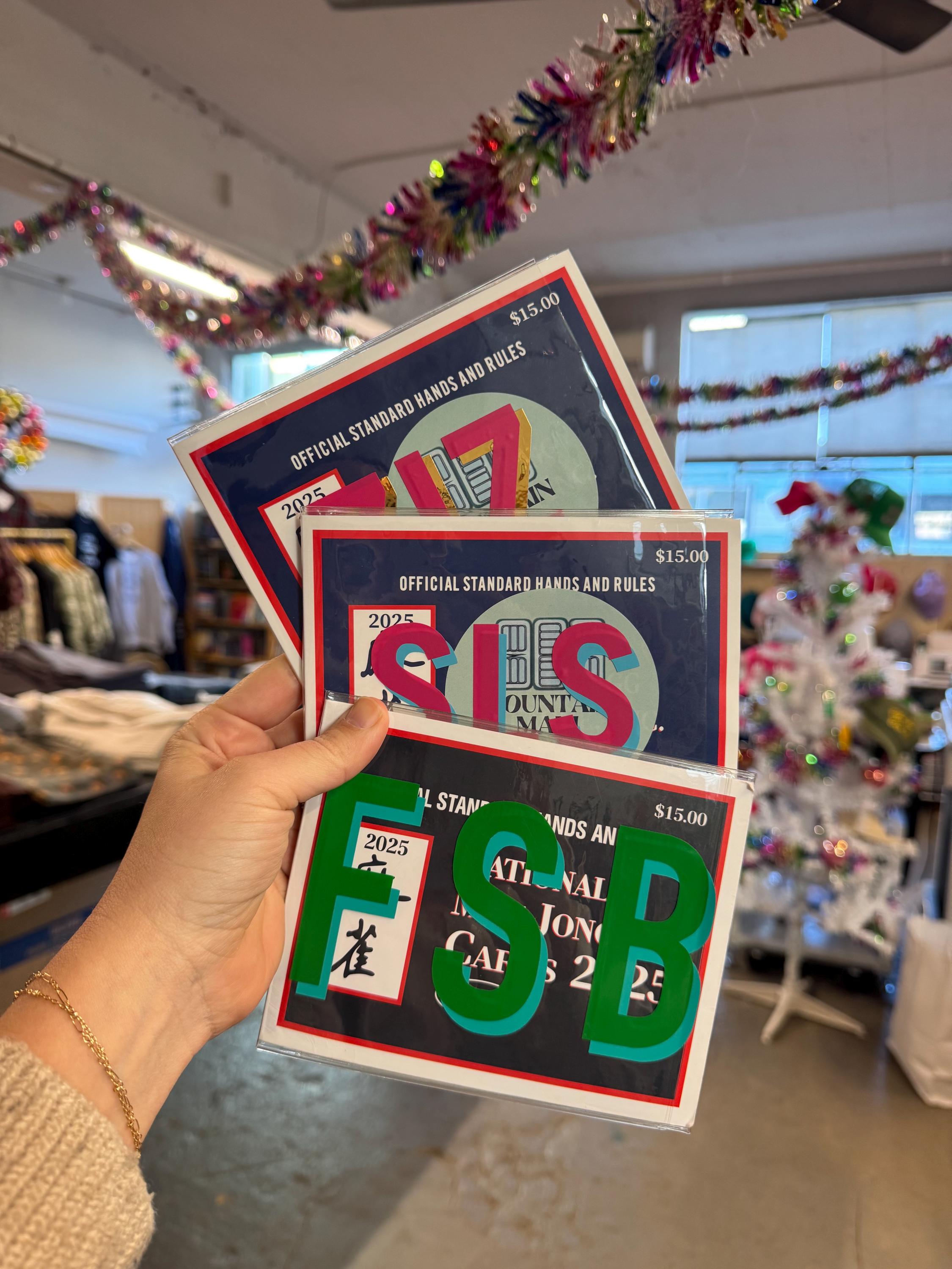 Personalized Initials Mahjong Card Sleeve | Large Card