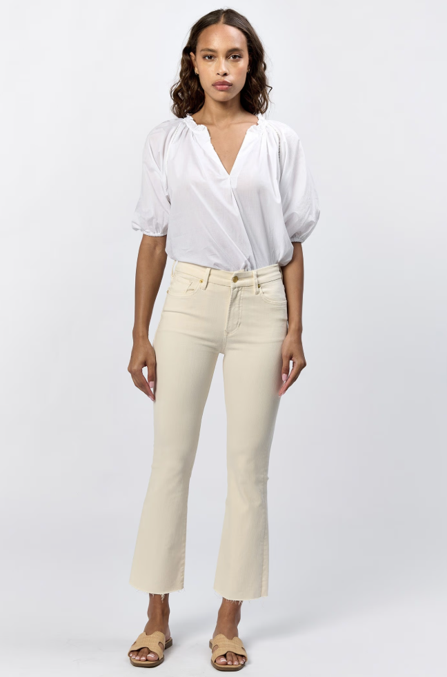 The Jeanne Cropped Flares in Wheat