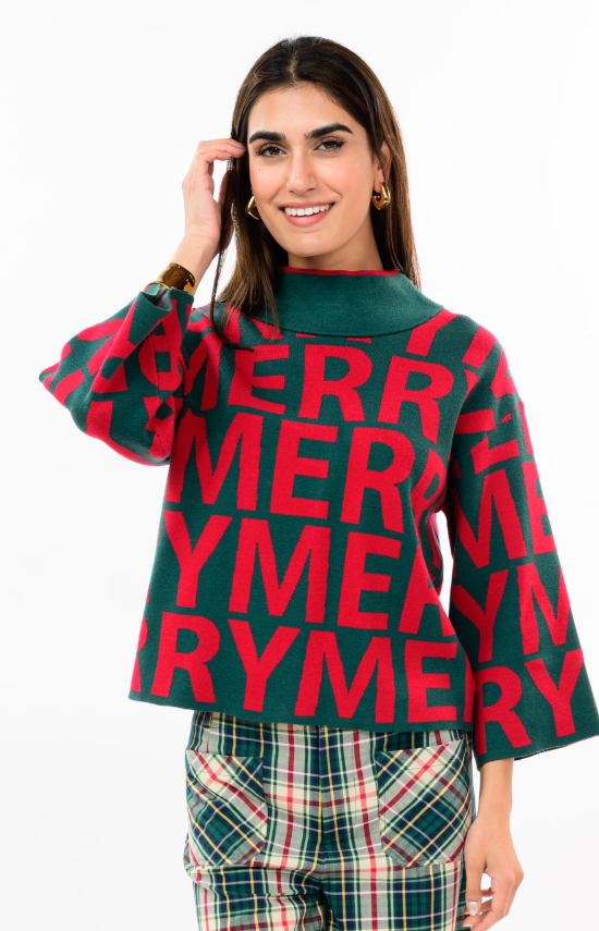 Merriest Graphic Sweater
