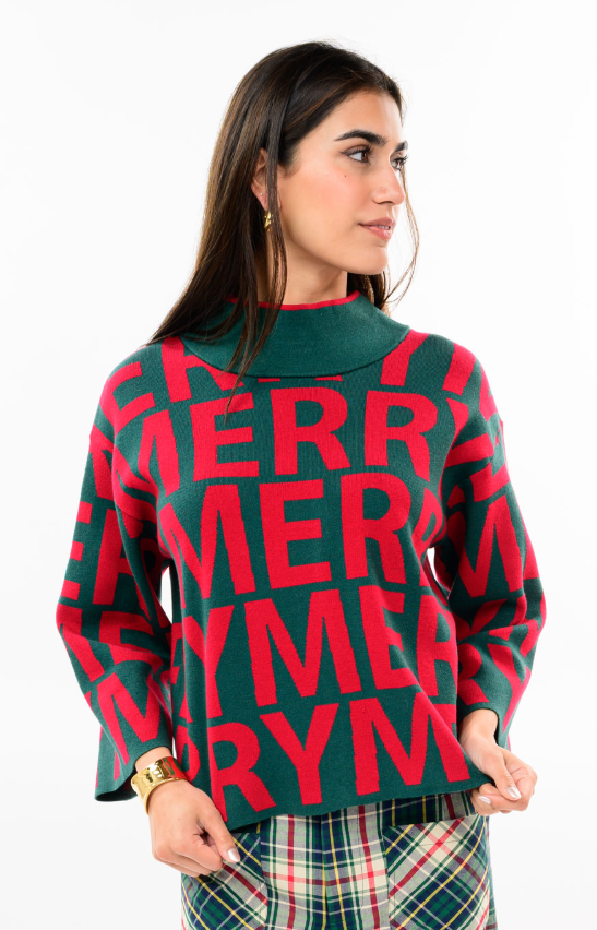 Merriest Graphic Sweater