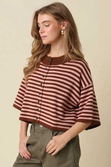 Natalia Striped Sweater