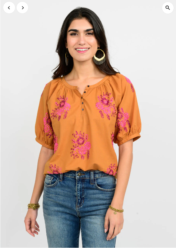 Nita Copper Blouse