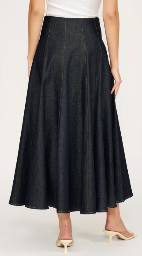 Nova Denim Circle Skirt
