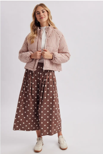 Wide Leg Polka Dot Pants