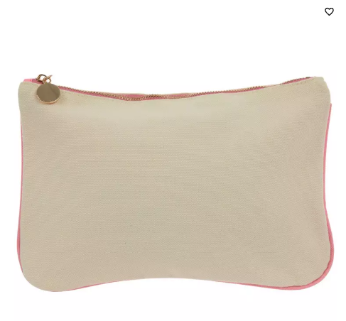 Colorful Trim Flat Pouch