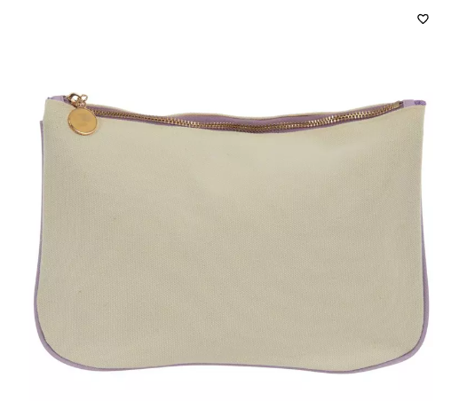 Colorful Trim Flat Pouch