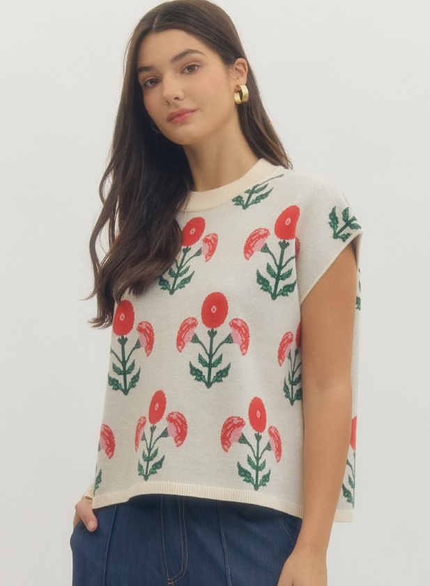 Marigold Cap Sleeve Sweater