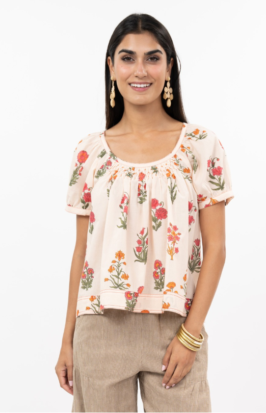 Smock and Block Top