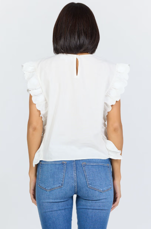 Ulla Flutter Sleeve Top